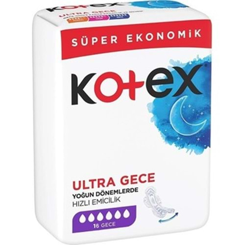 KOTEX ULTRA GECE 16 ADET