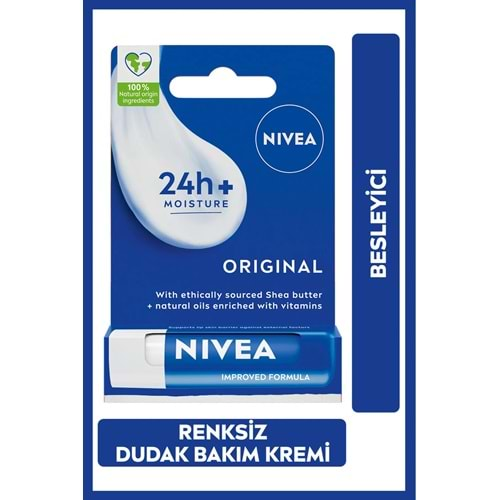 NIVEA DUDAK KREMİ ORIGINAL 4,8 GR