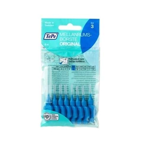 TEPE ARAYÜZ FIRÇASI 0,6 MM NO:3 8 Lİ