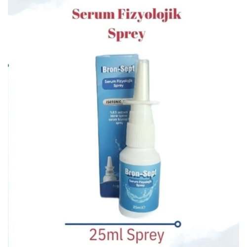 BRON-SEPT SERUM FİZYOLOJİK SPREY 25ML