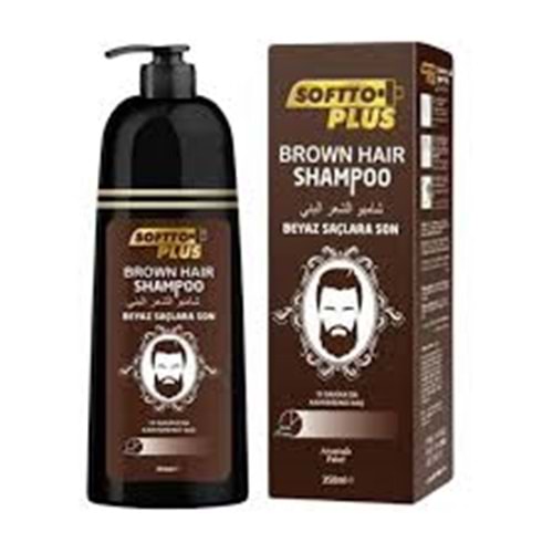 SOFTTO PLUS SAÇ KAHVERENGİLEŞTİRİCİ ŞAMPUAN 350 ML