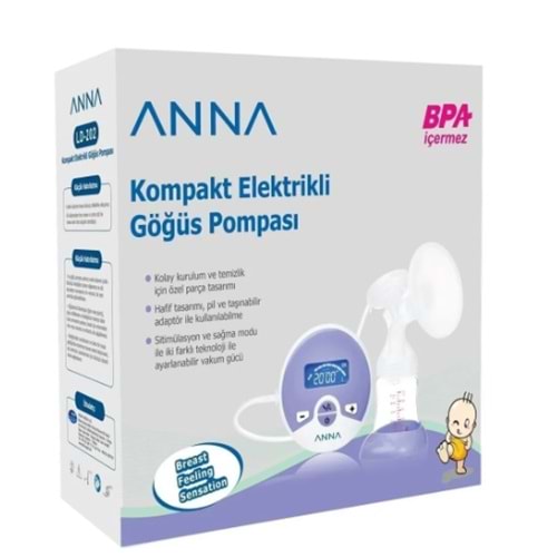 ANNA ELEKTİRİKLİ GÖĞÜS POMPASI