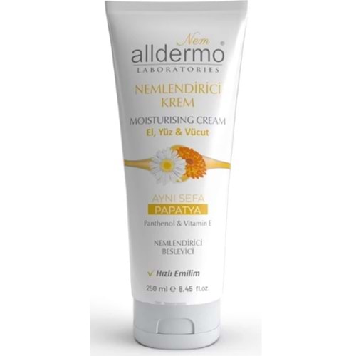 ALLDERMO NEM.EL KREMI 250 ML PAPATYA (TUP)