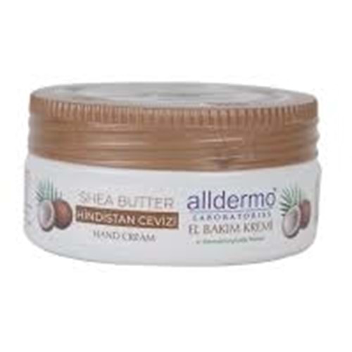 ALLDERMO NEM. HİNDİSTAN CEVİZİ+SHEA BUTTER EL KREMİ 250 ML