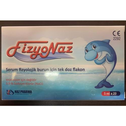FİZYONAZ SERUM FİZYOLOJİK 20 FLAKON 5 ML