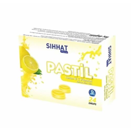 SIHHAT PASTİL LİMON & C VİTAMİNİ 24 ADET