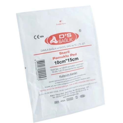 DS PAMUKLU SARGI BEZİ 10 CM X 15 CM