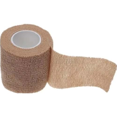 SOLES KENDİNDEN YAPIŞKANLI COBAN BANDAJI 5 CM (TEN RENGİ)