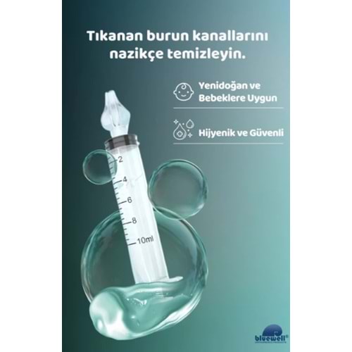 BLUEWELL BEBEK BURUN TEMİZLME ŞIRINGASI