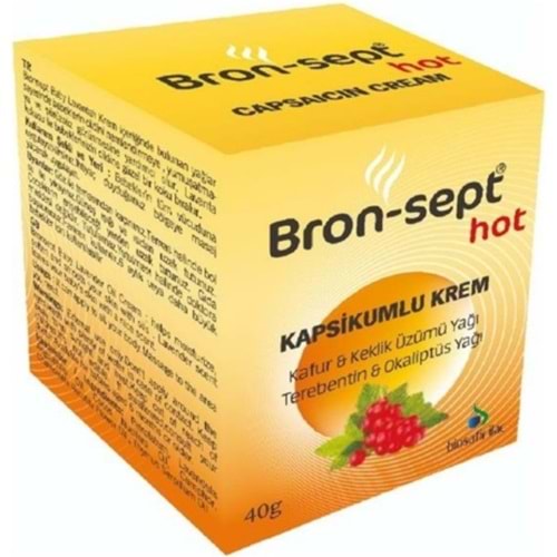 BRON-SEPT KAPSİKUMLU KREM 40 GR