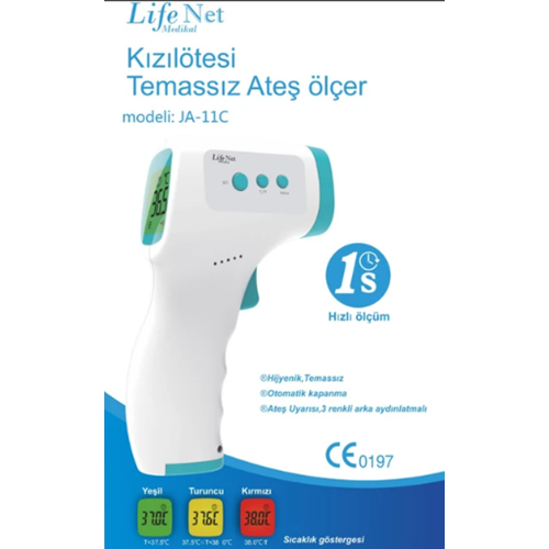 LİFE NET TEMASSIZ ATEŞ ÖLÇER JA-11C