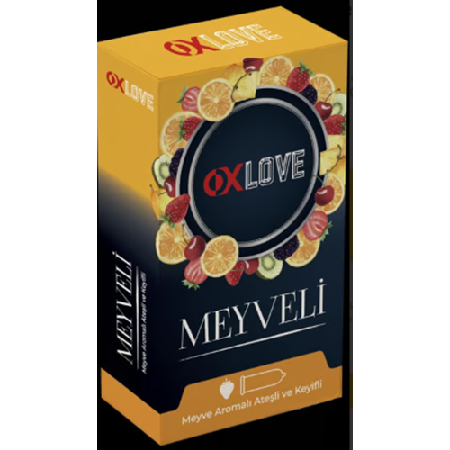 OXLOVE PREZERVATİF MEYVELİ 10 LU