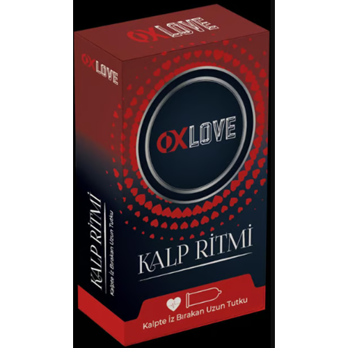 OXLOVE PREZERVATİF KALP RİTMİ 10 LU