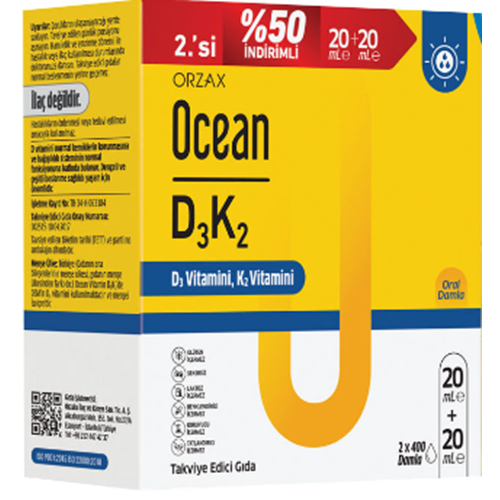OCEAN D3 K2 İKİLİ 20 ML+20 ML