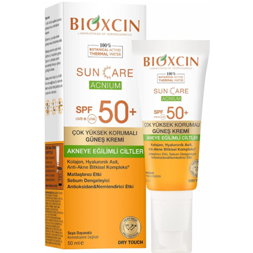 BIOXCIN GÜNEŞ KREMİ SPF 50+ AKNEYE EĞİLİMLİ CİLTLER İÇİN 50 ML