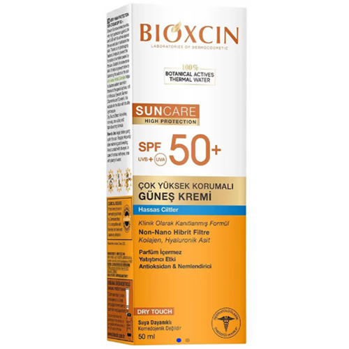 BIOXCIN GÜNEŞ KREMİ SPF 50+ HASSAS CİLTLER İÇİN 50 ML