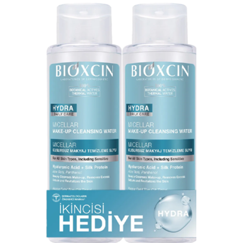 BİOXCIN HYDRA MİCELLAR MAKYAJ TEMİZLEME SUYU 500 ML 1+1 HEDİYELİ PAKET