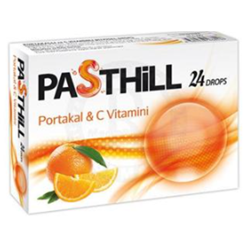 PASTHİLL PORTAKAL&C VİTAMİN AROMALI 24 LÜ