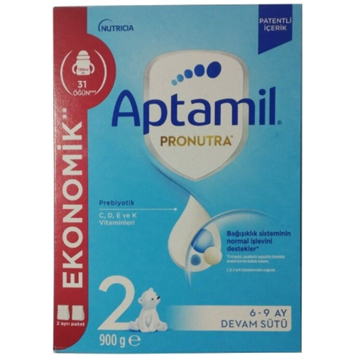 APTAMİL PRONUTRA MAMA BEBEK SÜTÜ 6-12 AY 900 GR. NO : 2