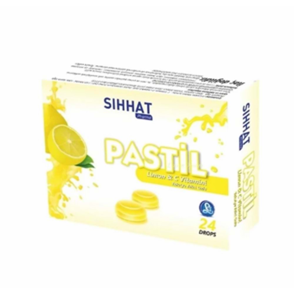SIHHAT PASTİL LİMON & C VİTAMİNİ 24 ADET