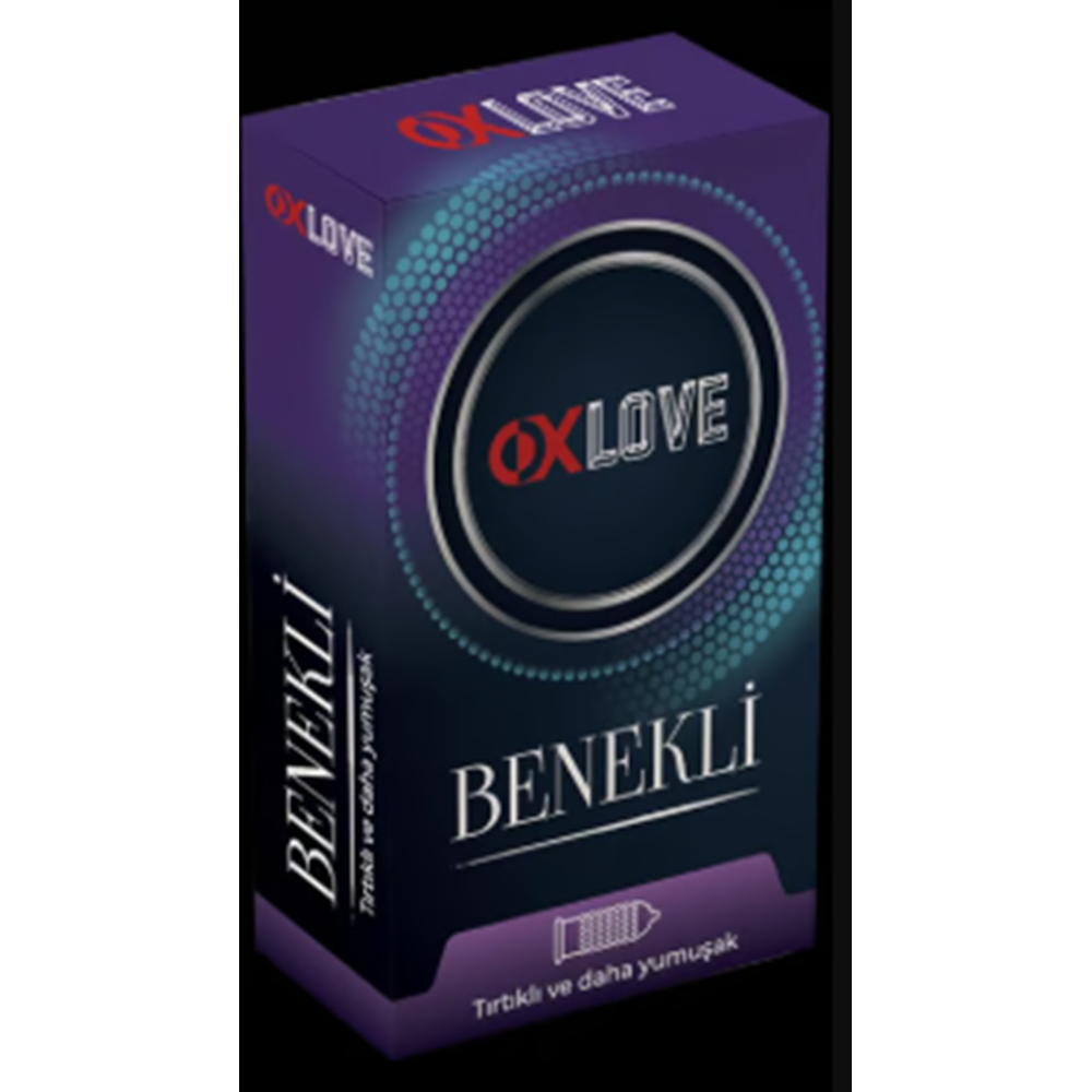 OXLOVE PREZERVATİF BENEKLİ 10 LU
