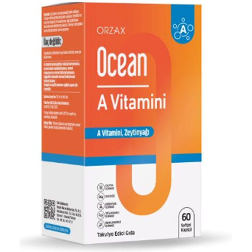 OCEAN VİTAMİN A 60 KAPSÜL