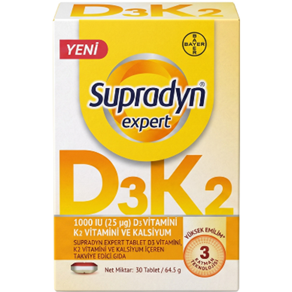SUPRADYN EXPERT D3 K2 30 TABLET